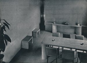 建築家オリバーヒルのダイニングルーム、フリバ、1942 作： Unbekannt