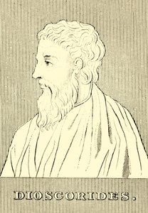 Dioscorides、c40-90 AD、1830。 作： Unbekannt