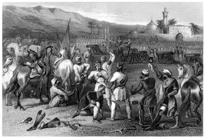 バーハンポアでの第11不規則騎兵の武装解除、1857年、c1860