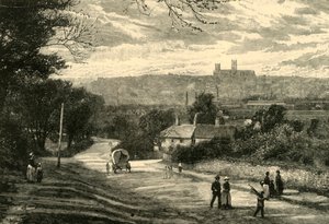 リンカーンの遠景、1898年。 作： Unbekannt