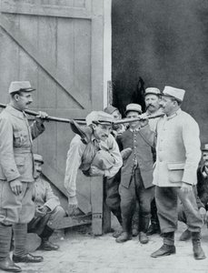 目の前の気晴らし、人間の蛇、フランス、第一次世界大戦、1915