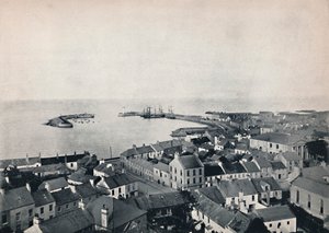ドナガディー-教会の塔からの眺め、港を示す、1895 作： Unbekannt