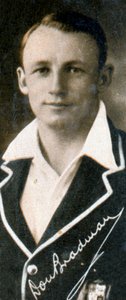 ドナルドジョージドンブラッドマン、オーストラリアのクリケット選手、1935年