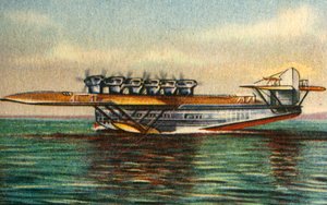 ドルニエドX II飛行船、1920年代、1932年。 作： Unbekannt