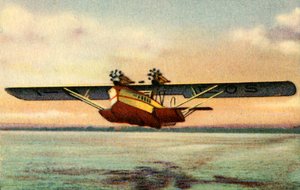 ドルニエスーパーウォルフライングボート、1920年代、1932年。 作： Unbekannt