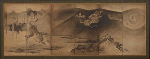 龍虎、桃山時代、江戸時代、17世紀。