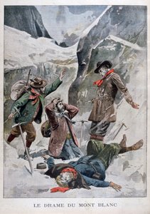 モンブランのドラマ、アルプス、1902 作： Unbekannt