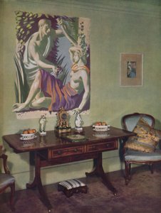 フランクランドダーク、FRIBAが自分で使用するために装飾したロンドンのアパートの応接室、c1945 作： Unbekannt