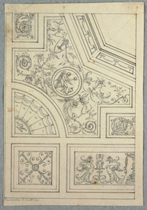 図面、天井のデザイン、ca。 1800 作： Unbekannt