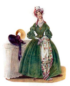 アートなしのドレス、1836年、1904年 作： Unbekannt