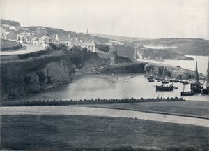 ダンモア-町と港、1895 作： Unbekannt