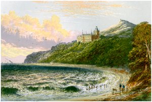 ダンロビン城、スコットランド、サザーランド、サザーランド公爵の家、c1880 作： Unbekannt