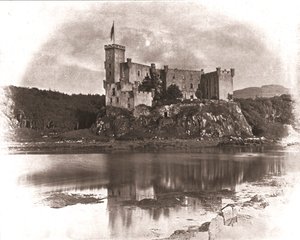 ダンビーガン城、スカイ島、スコットランド、1894年。 作： Unbekannt