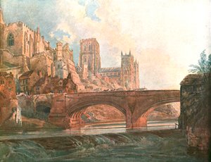 ダラム大聖堂、c1800、c1900。 作： Unbekannt
