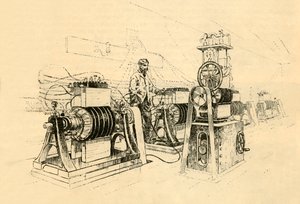 Dynamo-Electric Machines、Steamによる製造、磁気電気の生産、1882年。 作： Unbekannt