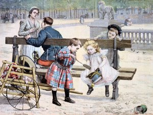 それぞれの時代には喜びがあります、1895 作： Unbekannt