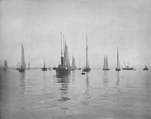 ニューヨーク湾の早朝、c1897。 作： Unbekannt