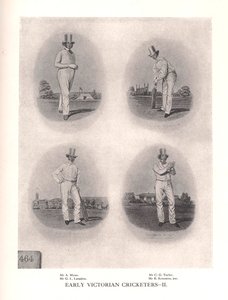 ビクトリア朝初期のクリケット選手、19世紀1912 作： Unbekannt