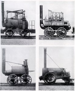 19世紀初期の機関車、c1920 作： Unbekannt