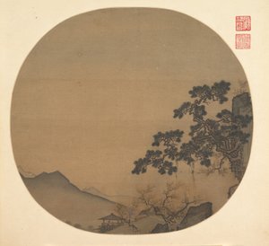 早春の風景、13 世紀半ば。