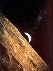 月面から見た地球の上昇、アポロ計画、1969年 作： Unbekannt