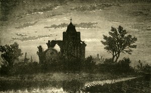 クローランド修道院のイーストエンド、1898年。 作： Unbekannt