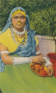 東インドの少女、トリニダード、BWI、c1952。 作： Unbekannt