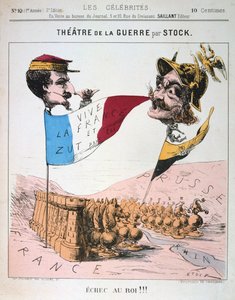 チェスから王、フランコプロイセン戦争、1870年から1871年。 作： Unbekannt