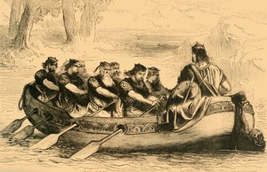エドガー太平洋は、8支流の王子、c1890によってディー川を下った。 作： Unbekannt