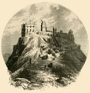 1573年、1890年の包囲戦前のエジンバラ城。
