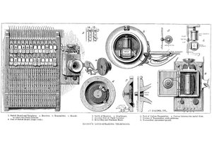 エジソンカーボン電話、1879 作： Unbekannt