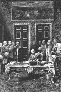 エドワード7世が最初の州法を実行する... 1901年1月24日。 作： Unbekannt