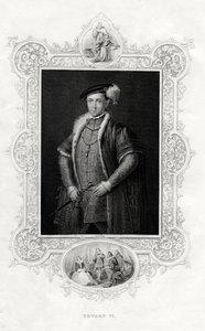 イングランドとアイルランドの王エドワード6世、1860年 作： Unbekannt
