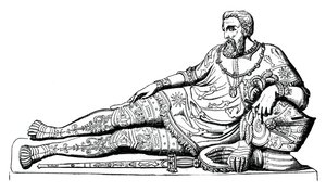 フィリップドシャボの肖像、フランス海軍大将、c1570、1870 作： Unbekannt