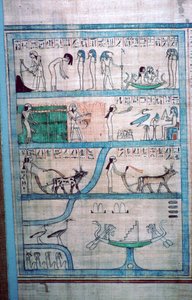 エリシアン フィールドでの農業のエジプトのイメージ 作： Unbekannt