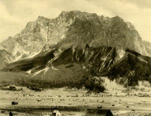 エールヴァルトとヴェッターシュタイン山脈、チロル、オーストリア、c1935。 作： Unbekannt
