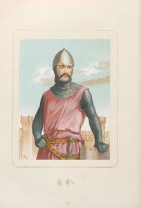 エル・シド ロドリゴ・ディアス・デ・ビバーFrom: Hombres y mujeres celebres de todos los tiempos..., 1875-1877 作： Unbekannt
