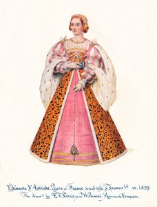 オーストリアのエリノア、フランスの女王、フランシスの第1妻、1911年。 作： Unbekannt
