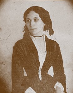 Elena Alexandrovna Denisyeva 1826-1864、1860年頃 作： Unbekannt