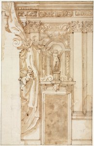 壁の装飾のための高度、c。 1550。 作： Unbekannt