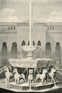 ライオンの噴水の標高、19世紀、1907年。 作： Unbekannt
