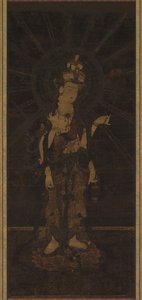 十一面の慈悲の神十一面観音、13世紀。 作： Unbekannt