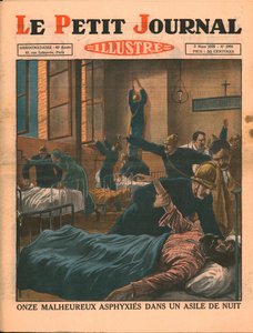 1929年、夜の避難所で窒息死した11人の不幸な人々。 作： Unbekannt