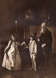 エリザベスアンジェラマルグリットボウズリヨン、1909年、兄とのダンスレッスン 作： Unbekannt