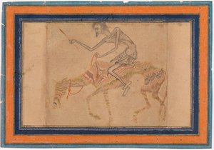 やせ衰えた馬とライダー、ca。 1625年。 作： Unbekannt