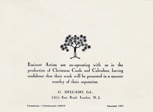 著名なアーティスト-G Delgado、Ltd.、1935