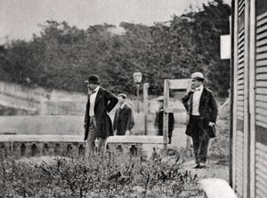 1871-1873年ケント州チスルハースト、亡命中のフランス皇帝ナポレオン3世 作： Unbekannt