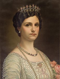 オーストリアの皇后ジータ1892-1989、ハンガリーの女王、c。 1917年。