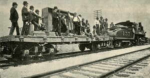 屋外スタジオへの途中、1901。