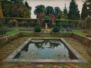囲まれた庭園とリリープール、ガトンパーク、サリー、1914年 作： Unbekannt